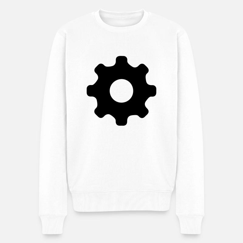 Gear - Männer Premium Bio Pullover - Weiß