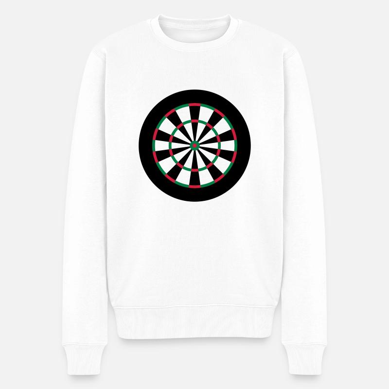 Dart Board - Pull Premium bio Homme - blanc