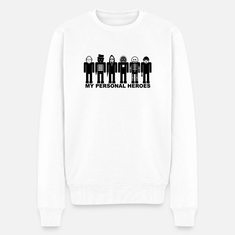 Mes héros personnels - Pull Premium bio Homme - blanc