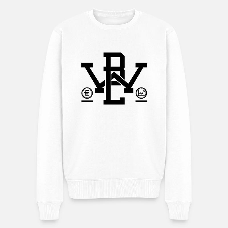 BWL - Big - Männer Premium Bio Pullover - Weiß