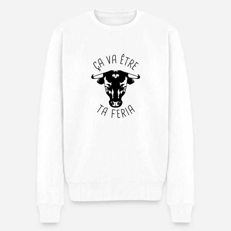 ça va être ta feria - Pull Premium bio Homme - blanc