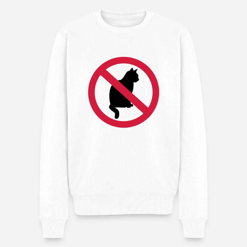Chat - Pull Premium bio Homme - blanc