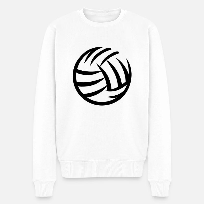 Volleyball - Pull Premium bio Homme - blanc