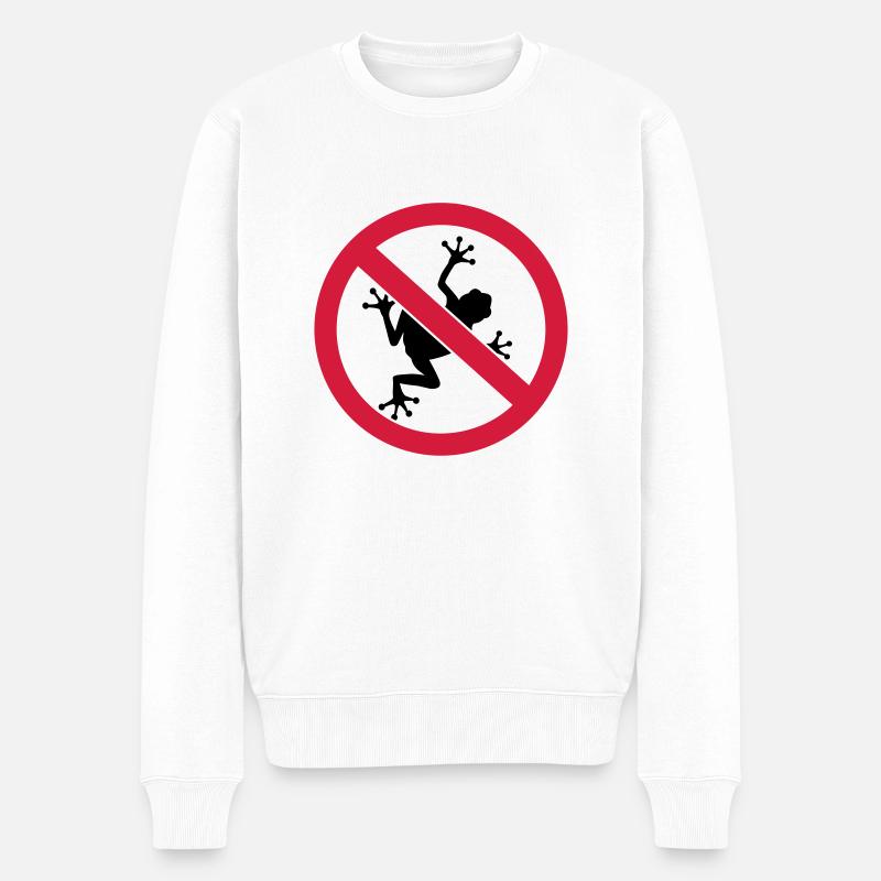 Grenouille - Pull Premium bio Homme - blanc