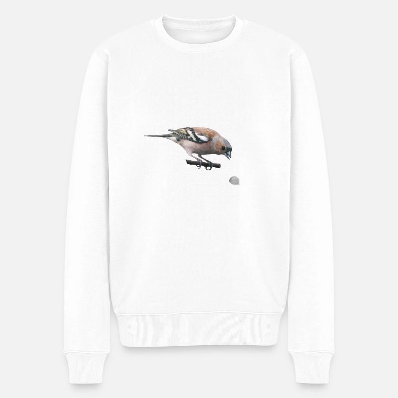 Buchfink - Pull Premium bio Homme - blanc