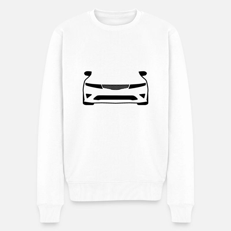 JDM Car eyes FN | T-shirts JDM - Männer Premium Bio Pullover - Weiß