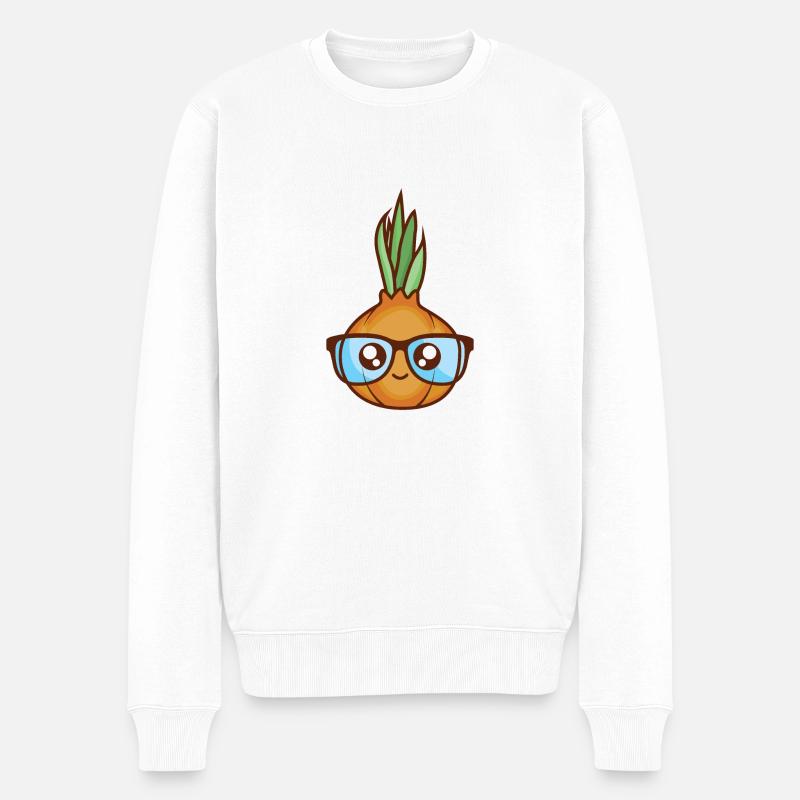 Oignon rusé - Pull Premium bio Homme - blanc