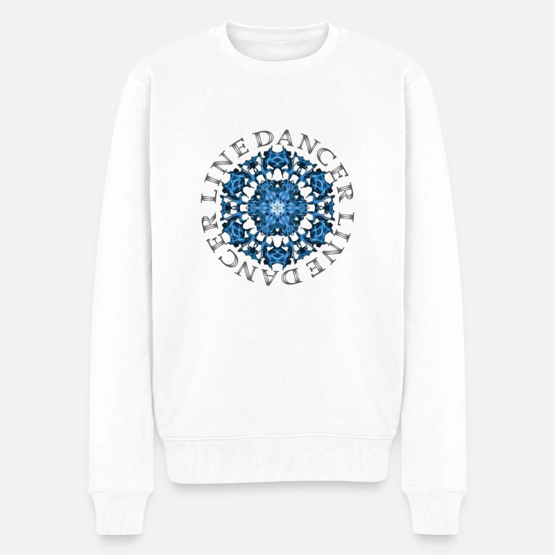 kl_linedance42a - Pull Premium bio Homme - blanc