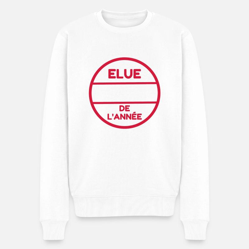 A Personnaliser / Custom / Customiser / Customize - Pull Premium bio Homme - blanc