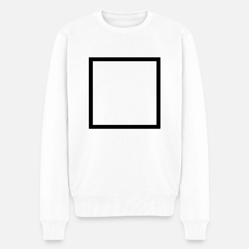 Anpassen / Anpassung / fertigen / Customize it - Männer Premium Bio Pullover - Weiß
