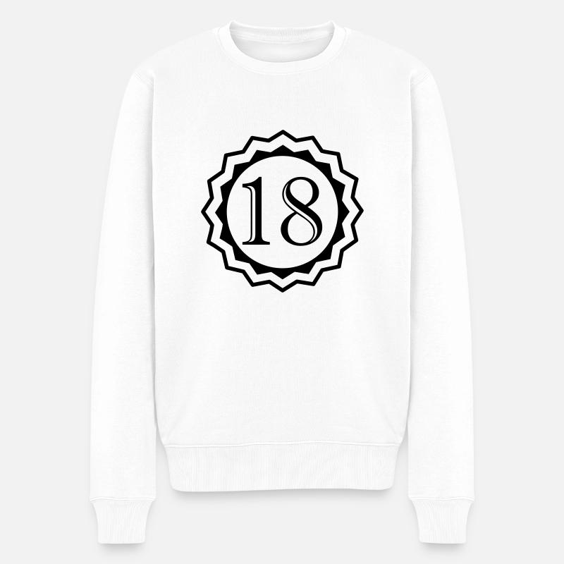 18 - Pull Premium bio Homme - blanc