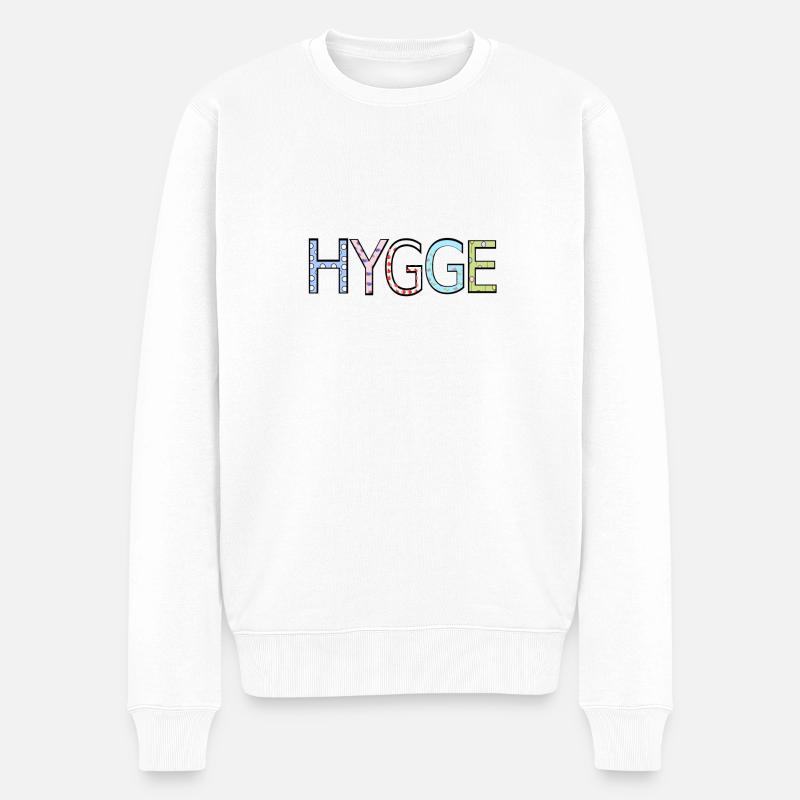 Hygge - Männer Premium Bio Pullover - Weiß