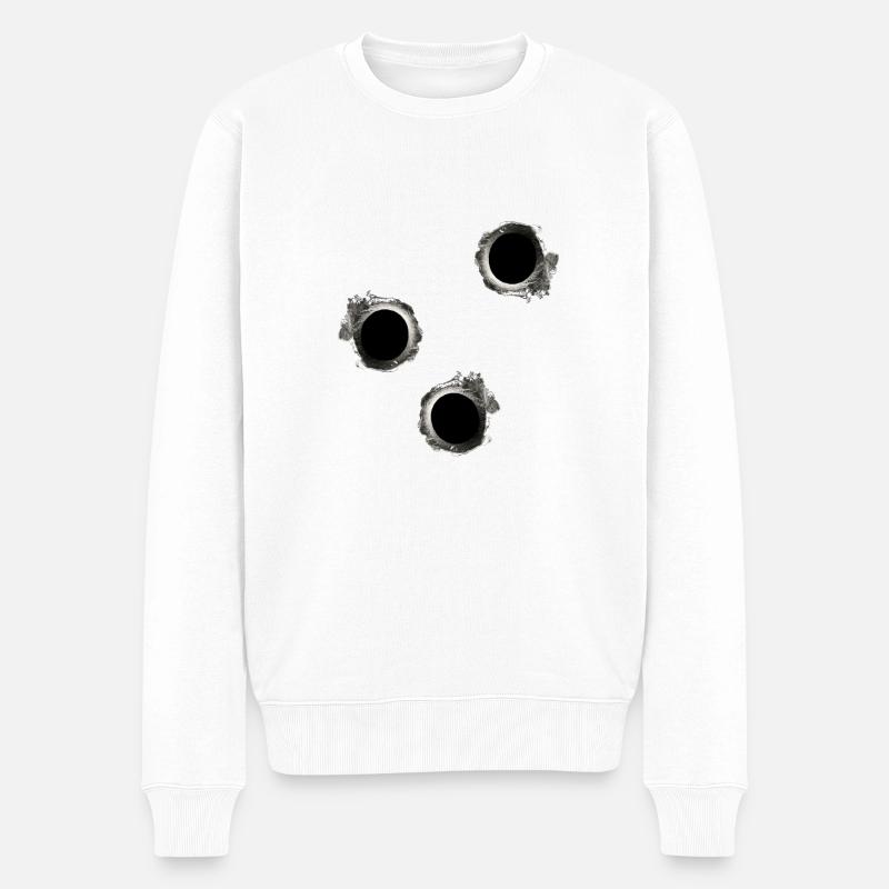 Coups de feu - Pull Premium bio Homme - blanc