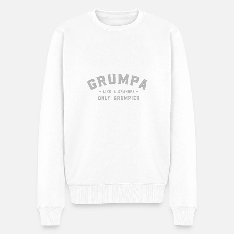 Grumpa - Pull Premium bio Homme - blanc