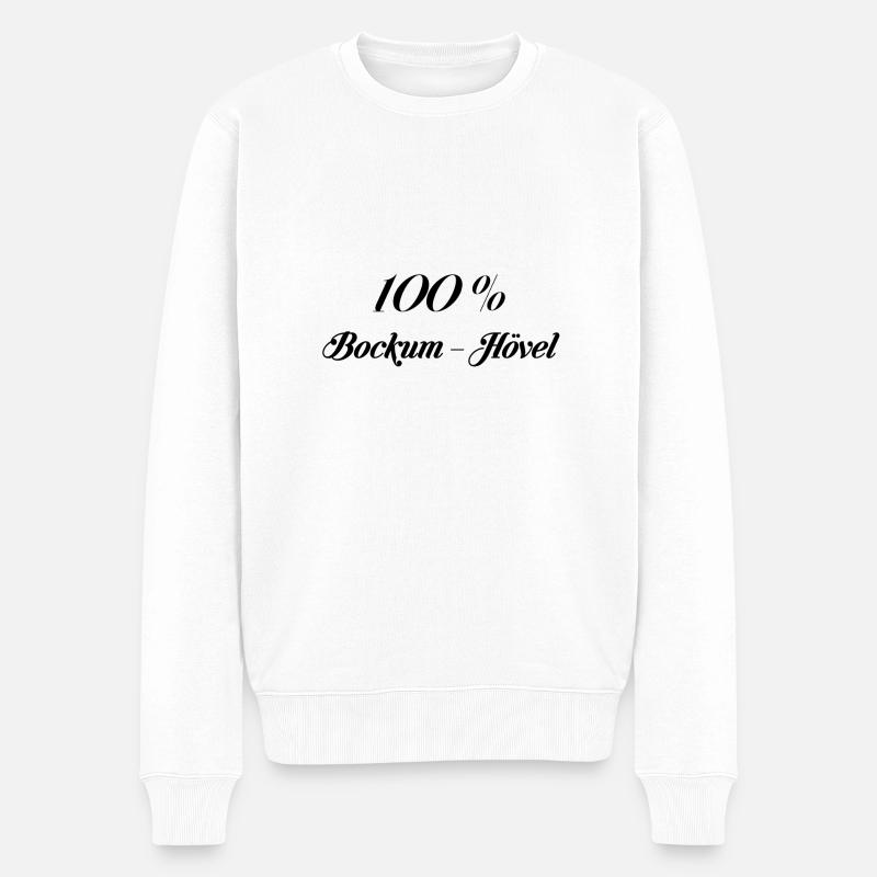 100 % Bockum Hövel - Pull Premium bio Homme - blanc