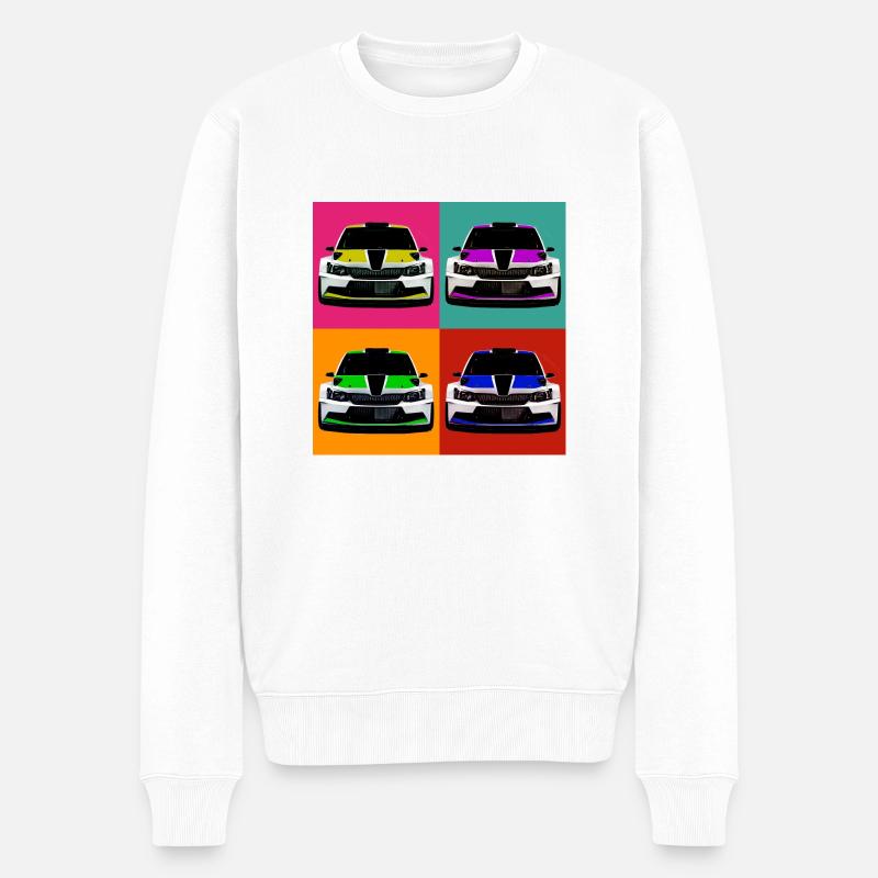 andy r5 - Pull Premium bio Homme - blanc