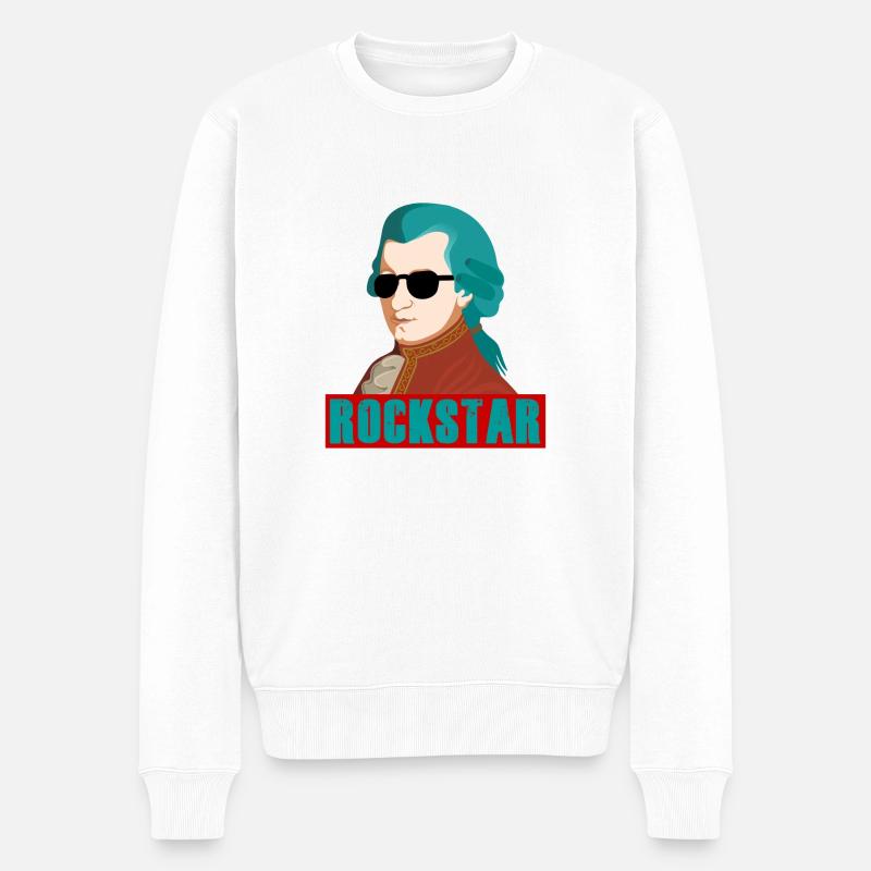 Étoile de Mozart - Pull Premium bio Homme - blanc