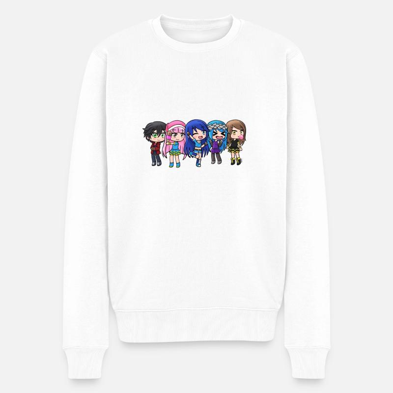 Dessin animé mignon Krew - Pull Premium bio Homme - blanc