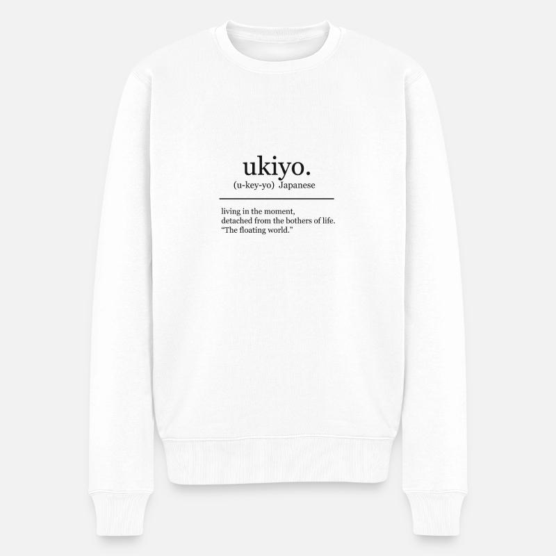 Ukiyo - Pull Premium bio Homme - blanc