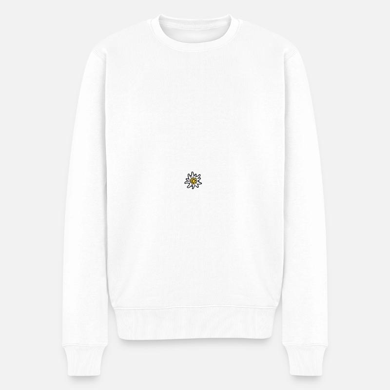 Mehr als ein Allgäuer kann man nicht werden! - Männer Premium Bio Pullover - Weiß
