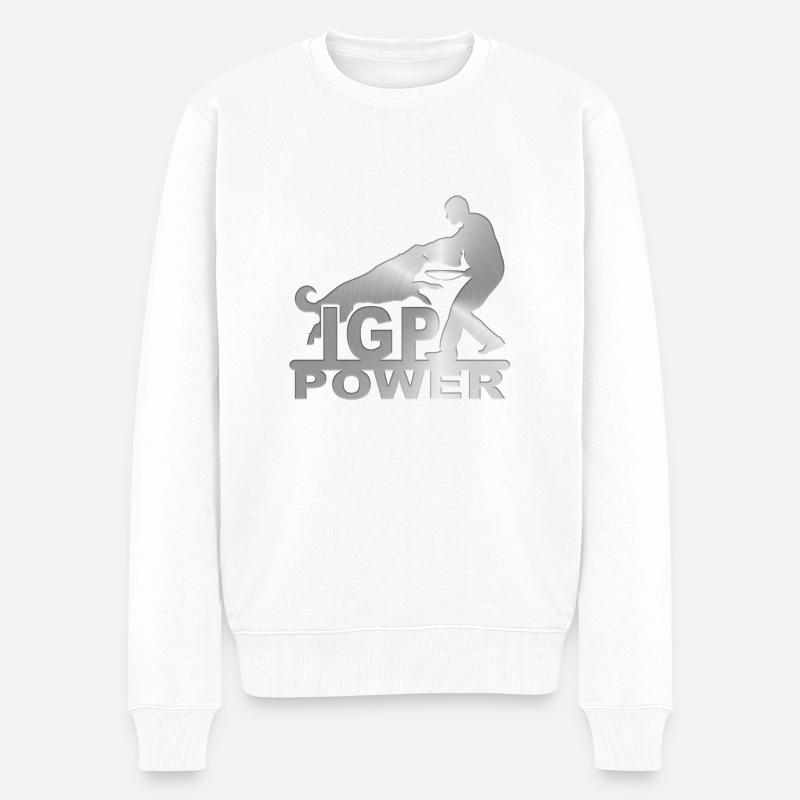 Chrome IPG - Pull Premium bio Homme - blanc