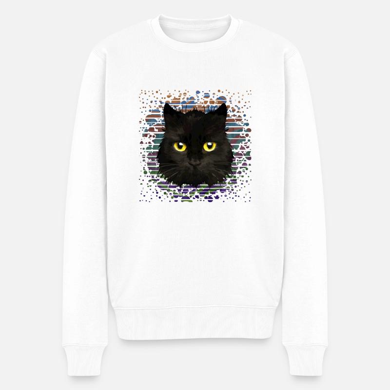 Chat - Pull Premium bio Homme - blanc