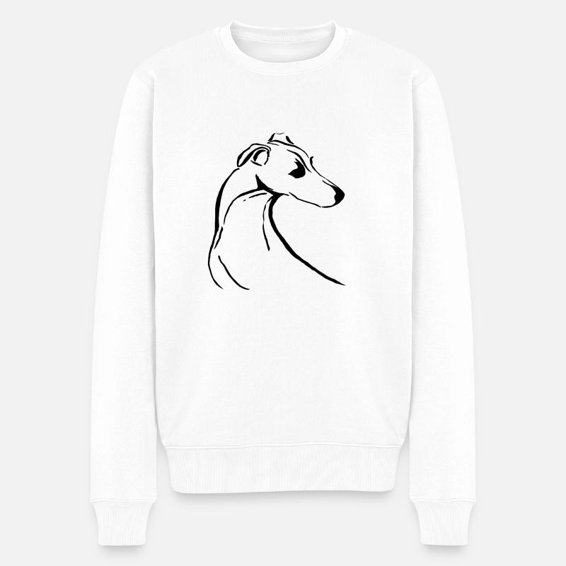 Bouche italienne - Pull Premium bio Homme - blanc