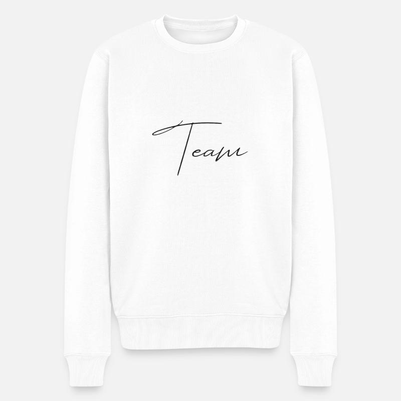 équipe - Pull Premium bio Homme - blanc