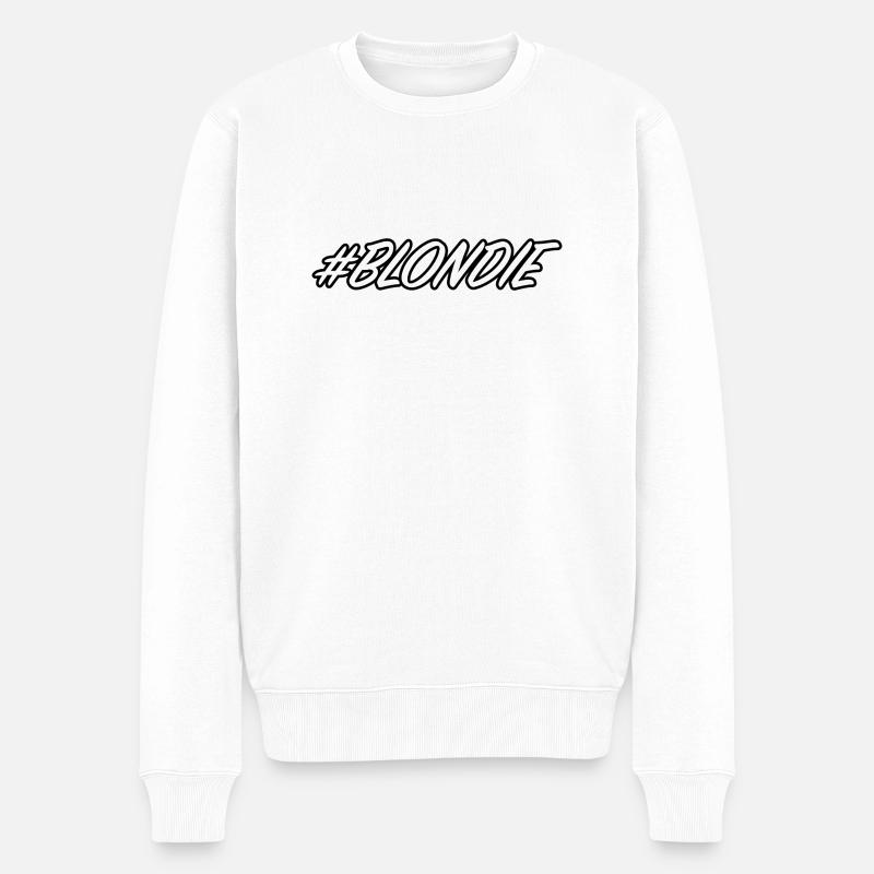 BLONDIE - Pull Premium bio Homme - blanc