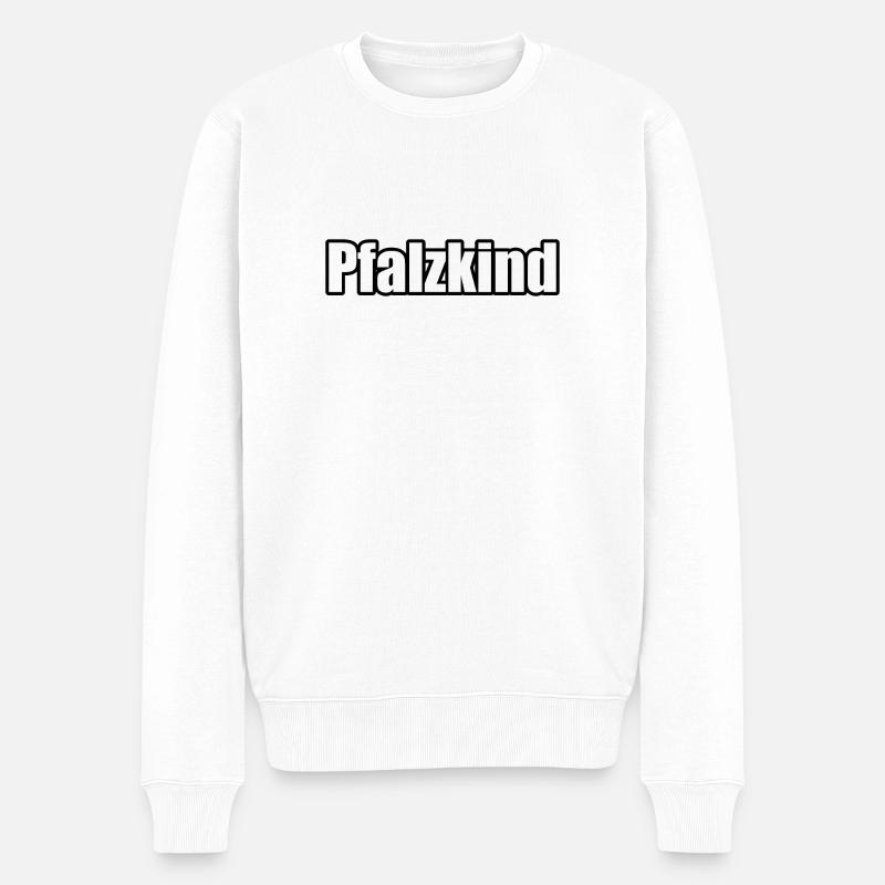 pfalz - Männer Premium Bio Pullover - Weiß