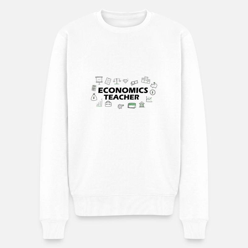 Professeur d'économie - Pull Premium bio Homme - blanc