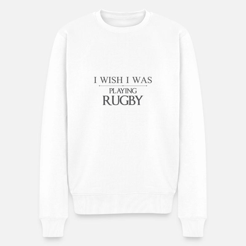 LE RUGBY - Pull Premium bio Homme - blanc