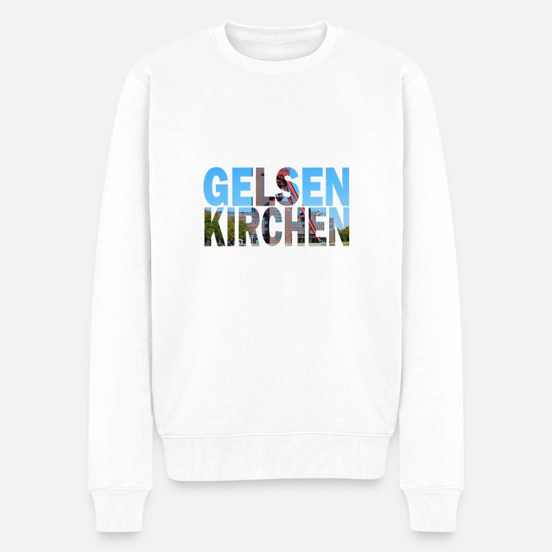Gelsenkirchen à Schalke Mining - Pull Premium bio Homme - blanc