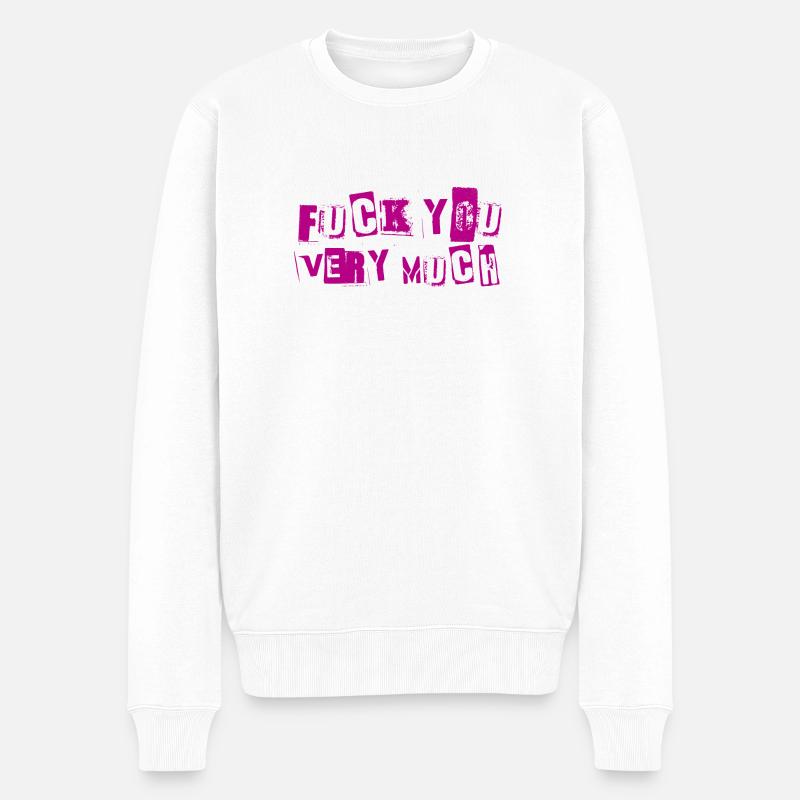 Je te baise beaucoup - Pull Premium bio Homme - blanc