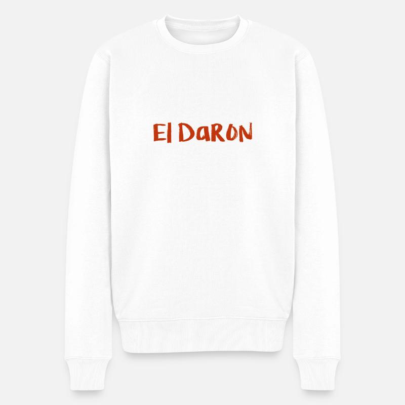El daron (le daron) - Pull Premium bio Homme - blanc