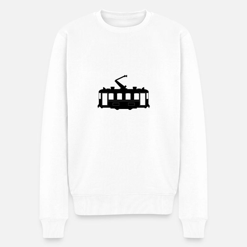 tramway - Pull Premium bio Homme - blanc