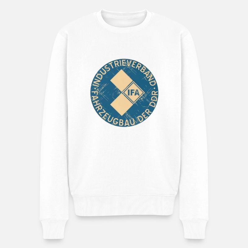 IFA Construction automobile RDA - Pull Premium bio Homme - blanc