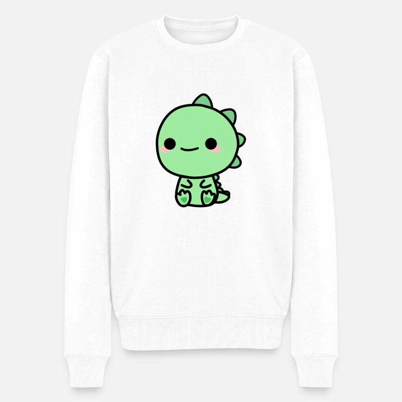 Doux Dino - Pull Premium bio Homme - blanc