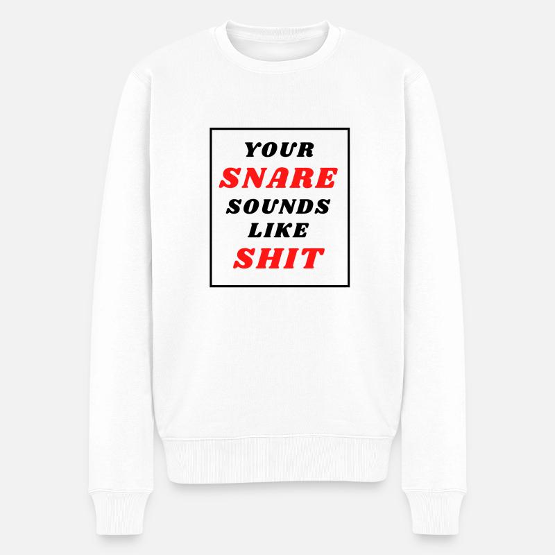 Votre caisse claire sonne comme ... - Pull Premium bio Homme - blanc