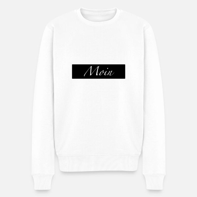Moin blanc - Pull Premium bio Homme - blanc