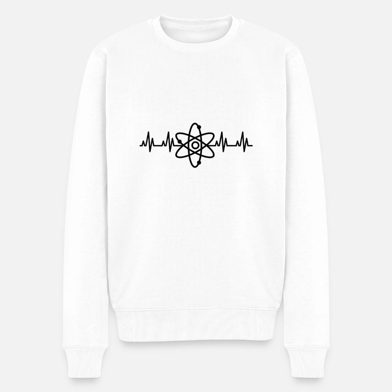 Science - Männer Premium Bio Pullover - Weiß