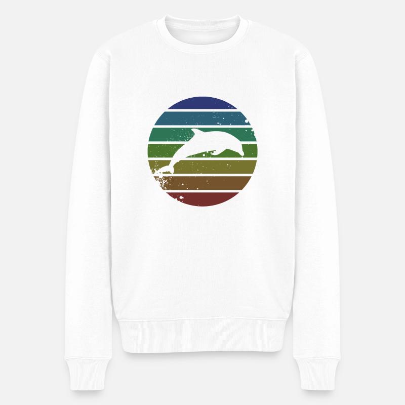 Dauphin - Pull Premium bio Homme - blanc