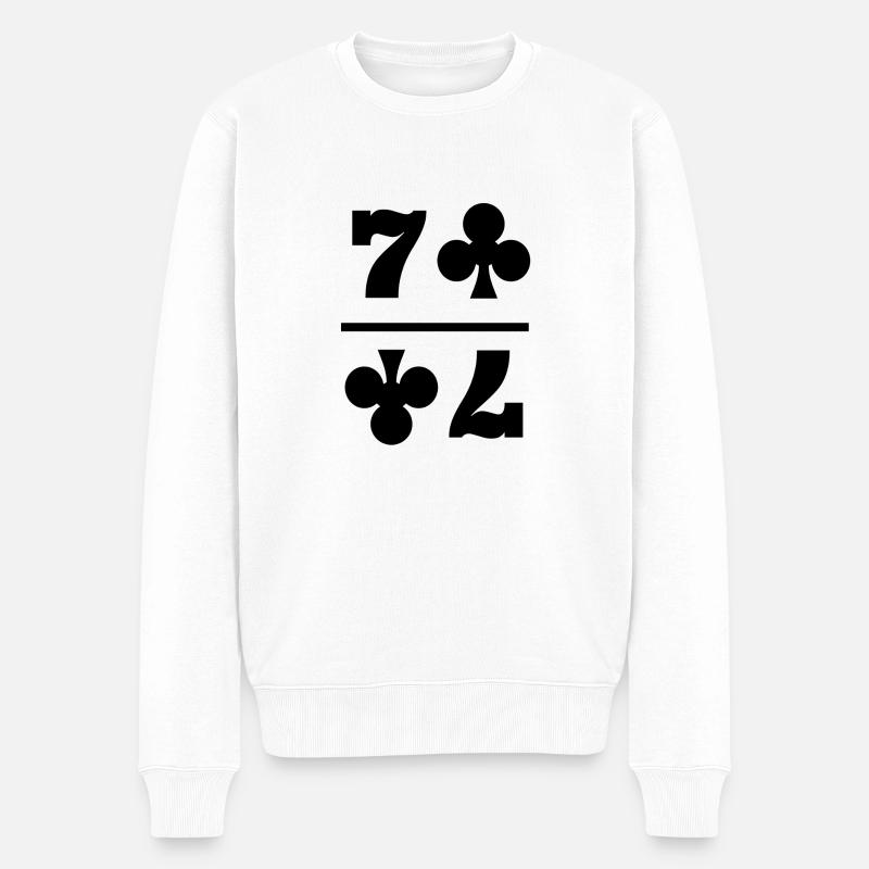 Piek - Männer Premium Bio Pullover - Weiß