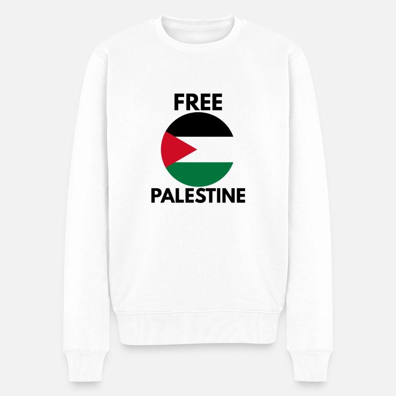 Libérer la Palestine - Pull Premium bio Homme - blanc