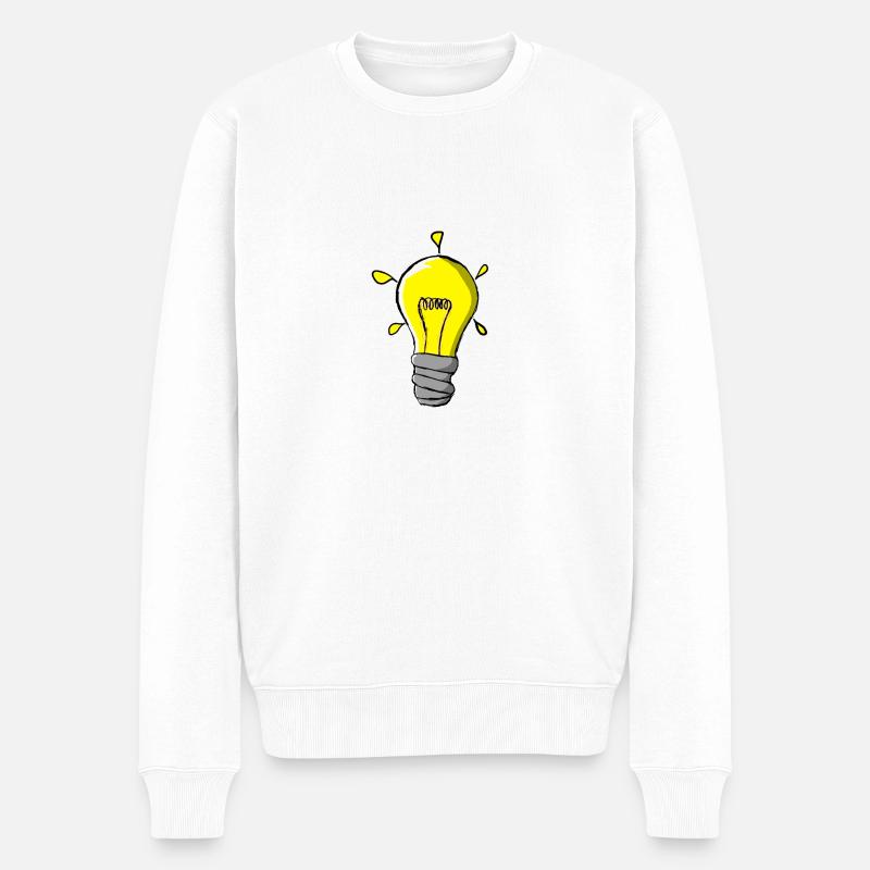 bulbe - Pull Premium bio Homme - blanc