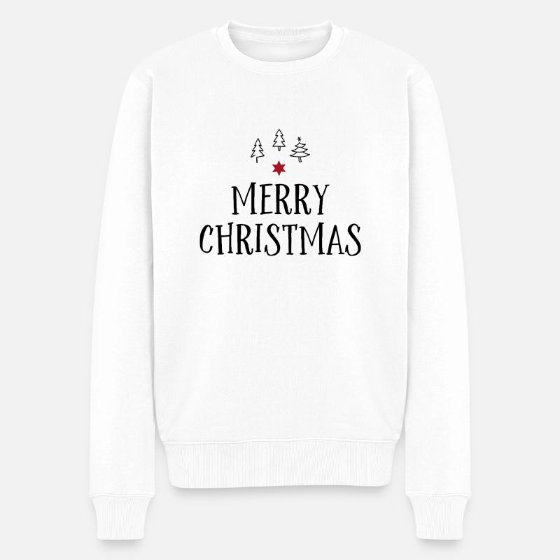 Noël - Pull Premium bio Homme - blanc