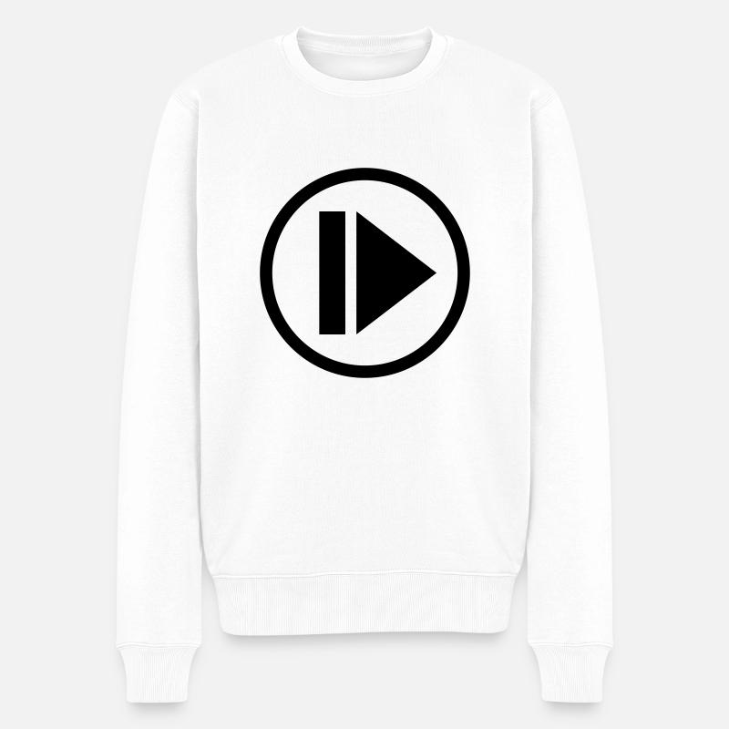 Play Symbole - Pull Premium bio Homme - blanc