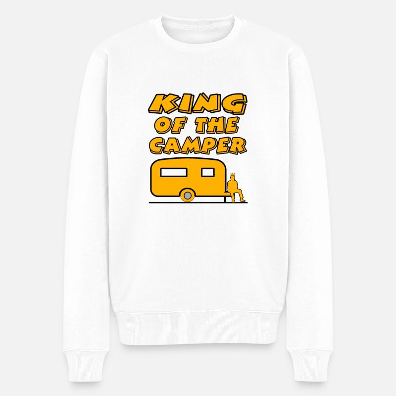 Camper - Männer Premium Bio Pullover - Weiß