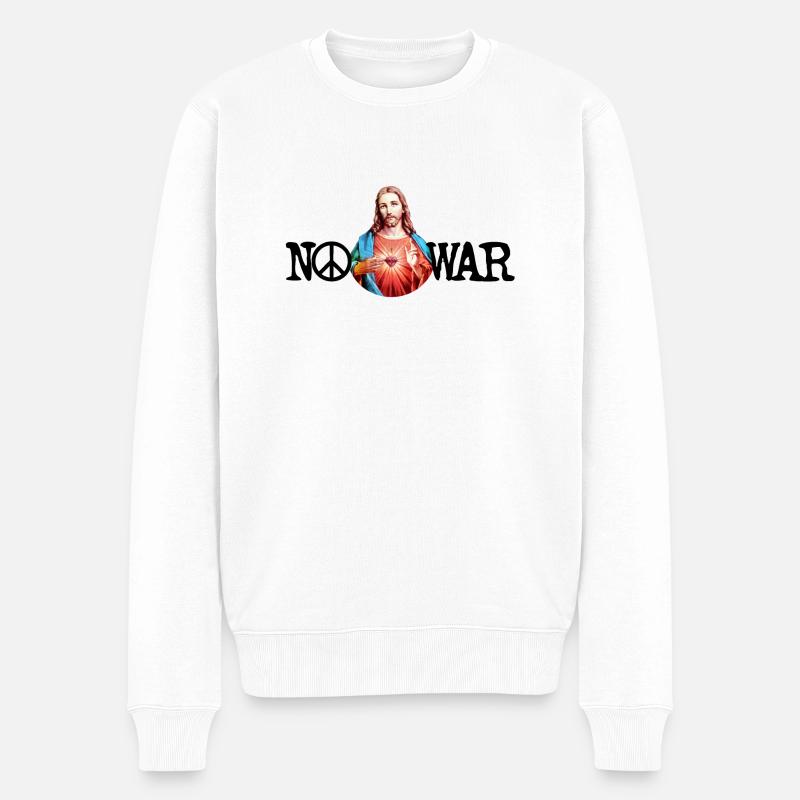 Jésus-Christ n’était pas | Mon Dieu - Pull Premium bio Homme - blanc