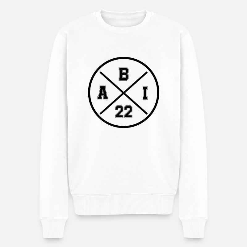 Abi 22 - Männer Premium Bio Pullover - Weiß